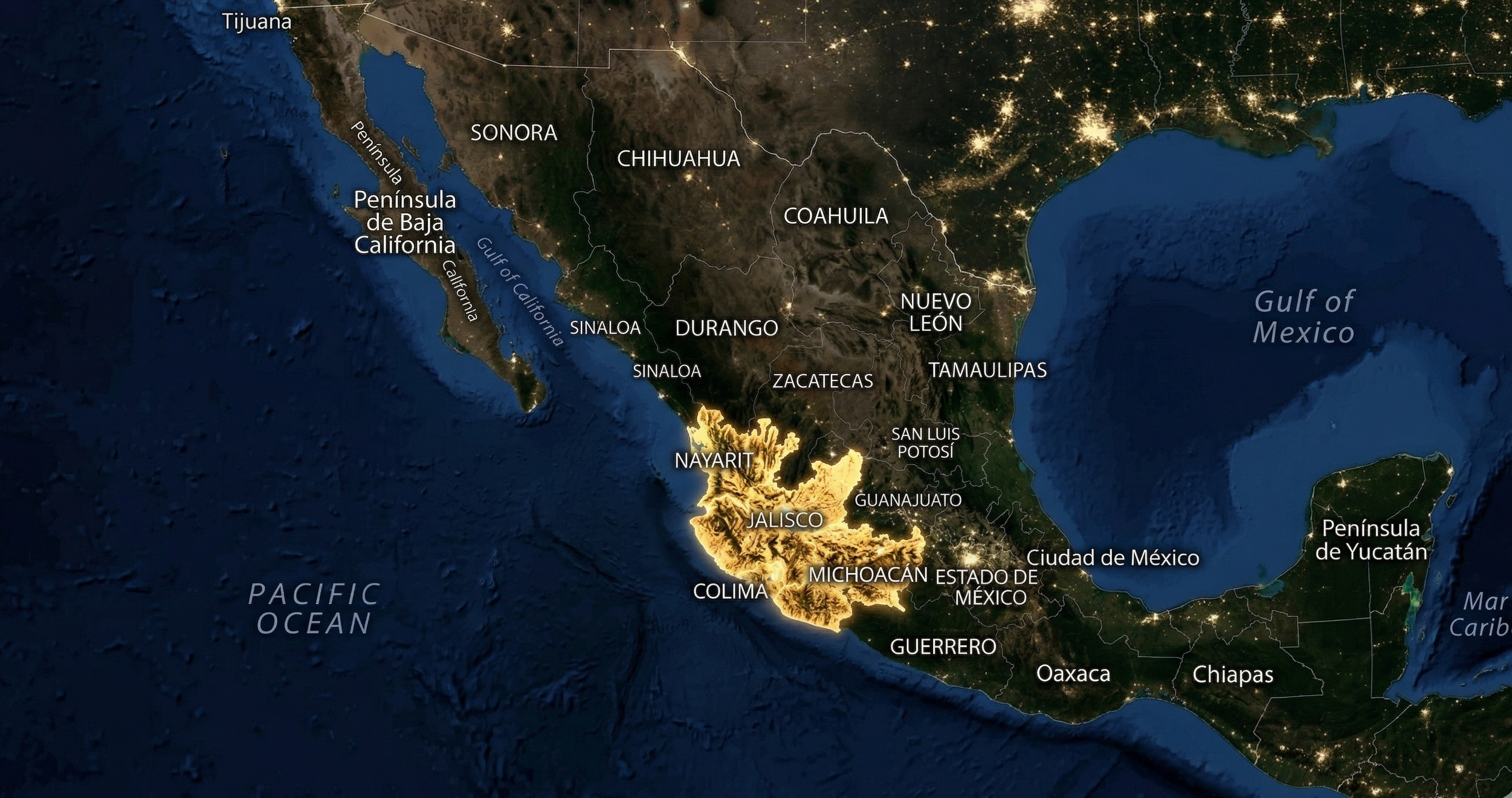 Cobertura Occidente satelital